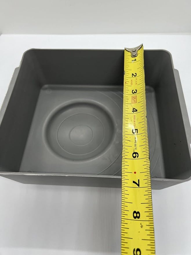Bird Plastic Nest Nesting Tray Pan Cage Aviary Parakeet Cockatiel Budgie Breeding 20 cm Black