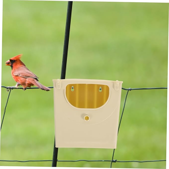 4pcs Box Bird Breeding Box Parakeet Bird Living Box Plastic Bird Mating Plastic Nesting House Hanging Parakeet Nesting Breeding Pet Nest