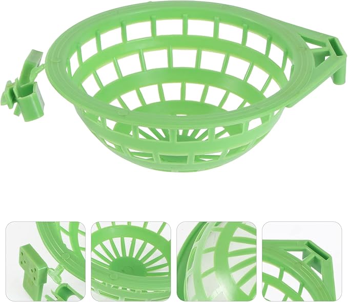 Mipcase Home or Pet Bird's Store Use Easy Install Bird Nest Basin Durable Plastic for Pigeon Nesting Material