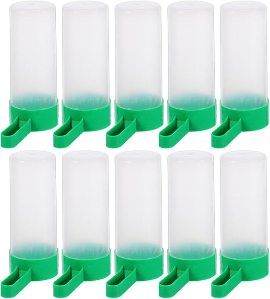 iplusmile Automatic Bird Water Feeder Cup Portable Parrot Drinking Dispenser Easy Clean Small Medium Birds Feeding Cup Size L