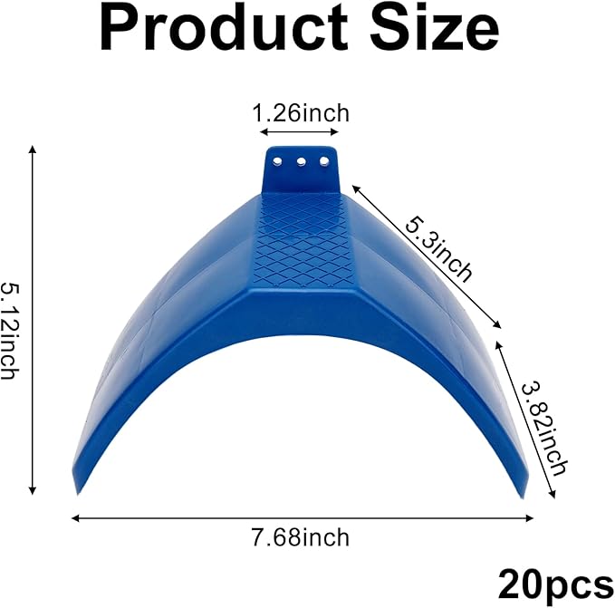 20 Pcs Lightweight Plastic Dove Rest Stands - Pigeon Perches Roost Holder, Birdcage Accessories Dwelling Frame for Pigeons, Parrots and Other Birds