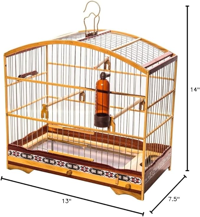 Small Wooden Birdcage Kit #3 Bottom Feeder