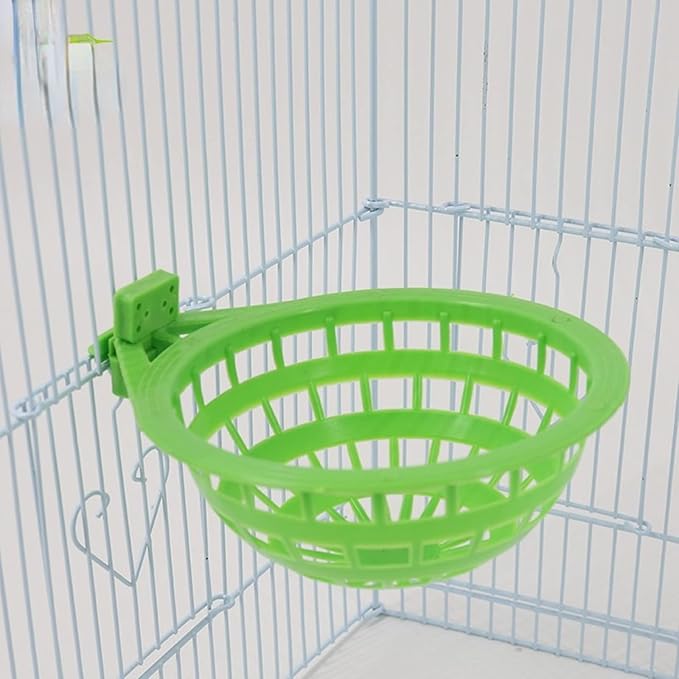 Bird Breeding Nest Bed for Parakeet Cockatiel Canary Lovebird and Small Parrot Cage Hatching Nesting Box (Plastic)