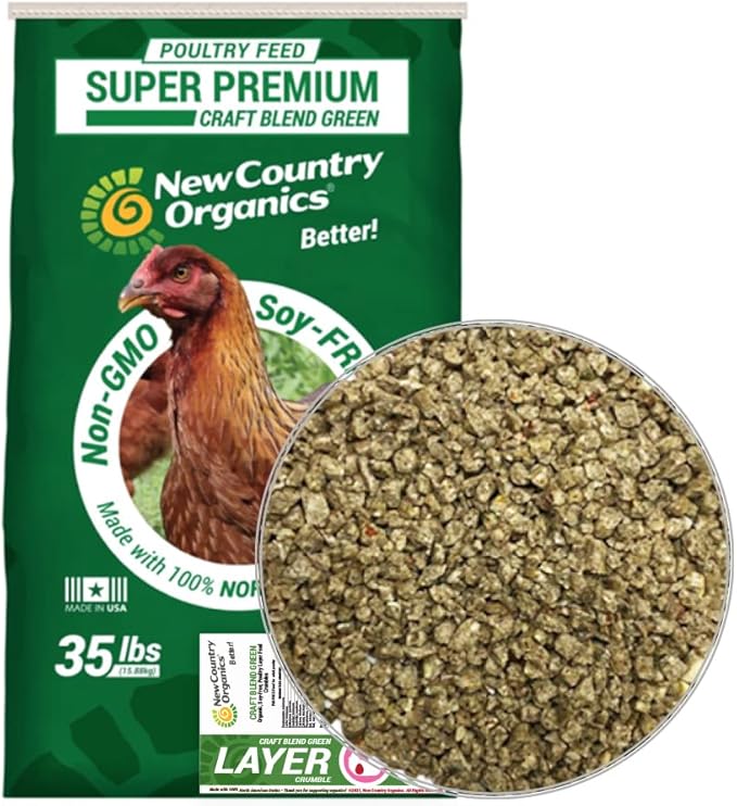 New Country Organics Classic Layer Crumbles, 35lbs