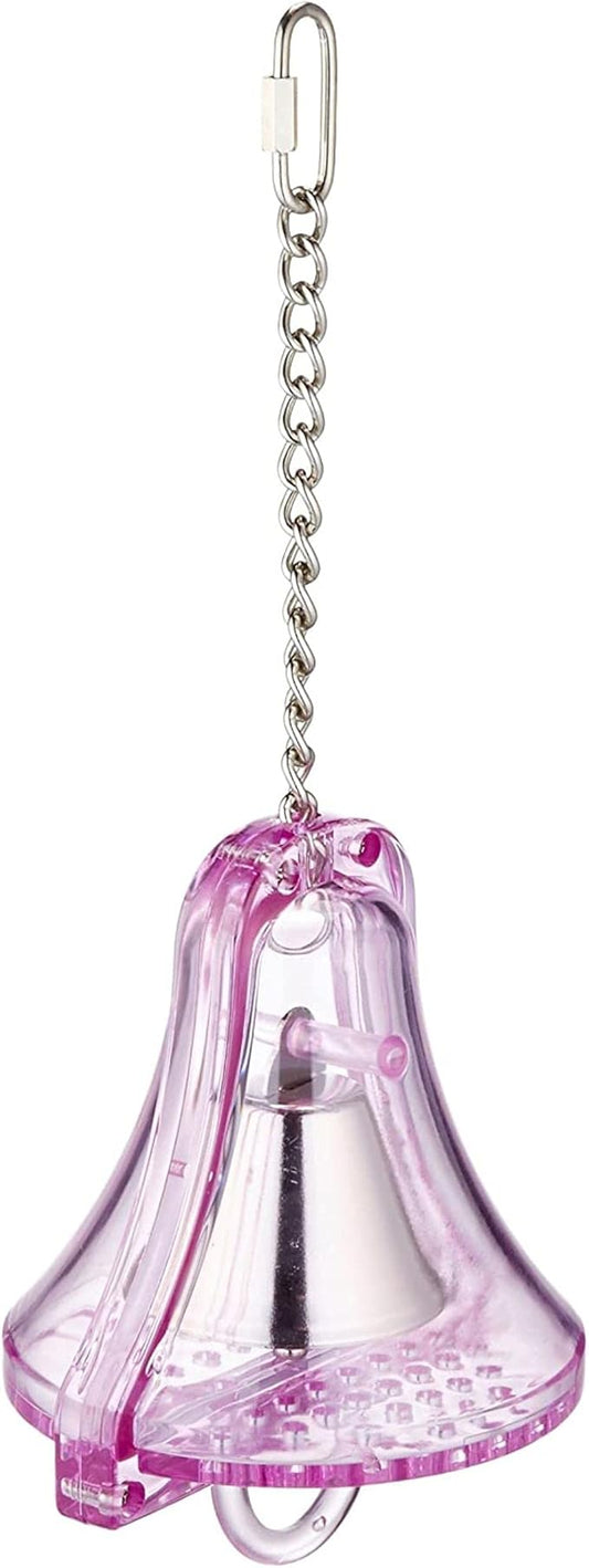 Sweet Feet and Beak Large Indestructibell - Perfect Cage Toy for Large Birds - Safe, Non-Toxic, Unbreakable, Easy to Install Bird Cage Accessories for Parrots, Cockatoos, and Large Birds