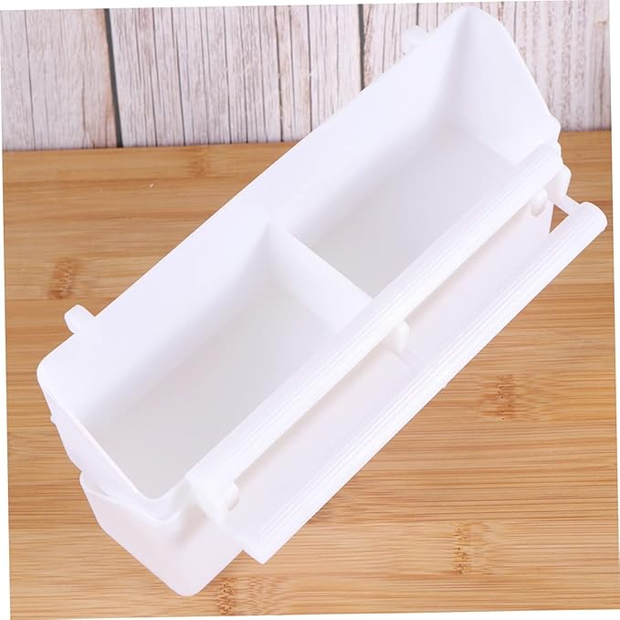 FRCOLOR 5pcs Parrot Feeding Case Plastic Bird Feeder Bowl Compact and Easy to Refill for Birds Crows and Reptiles Feeding Accessory
