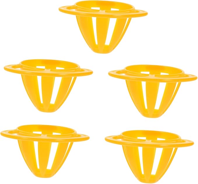 Parrot Cage Food Feeder Small Bird Vegetable Fruit Basket Durable Plastic Feeding Holder Easy Install for Parakeets Cockatiels