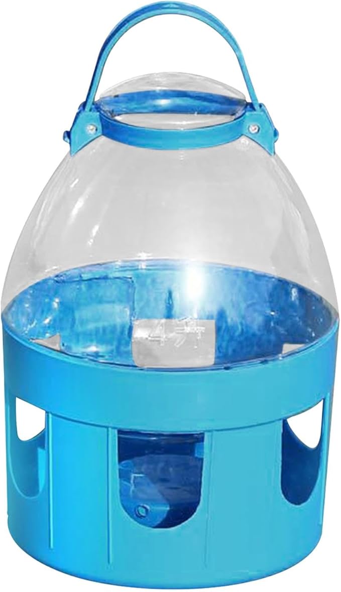 Bird Water Feeder Water Dispenser Convenient Hanging Feeding Tool Dove Drinker for Farm Cockatiels Pigeons Chick Pet Supplies, 4L