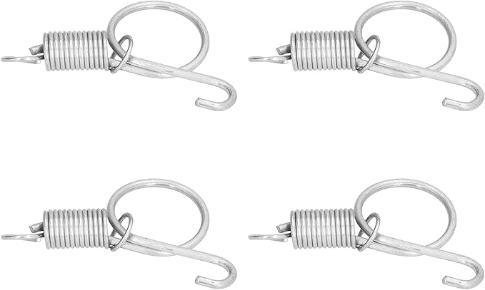 Spring Cage Door Hook, 20PCS Cage Door Spring Hook Metal Finger Spring Latch Hook for Fixing Rabbit Pet Cage Door Farming Equipment(S)