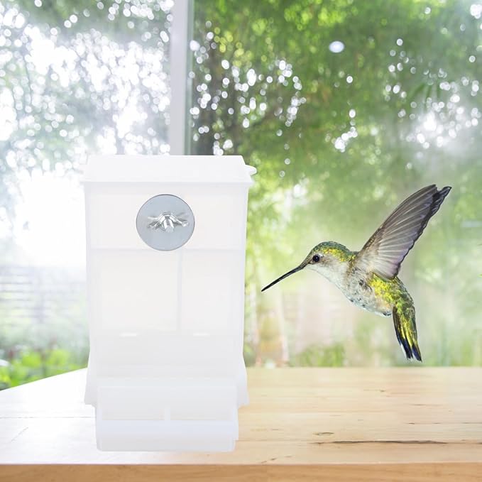 IMIKEYA 2pcs Automatic No Mess Bird Feeder for Cage - Easy Clean Parakeet Container - Ideal for Parrots Cockatiels and Finches Bird Feeding
