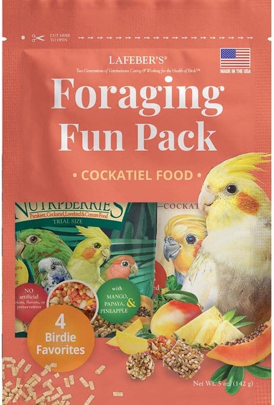 LAFEBER'S Foraging Fun Pack Pet Bird Food, Made with Non-GMO and Human-Grade Ingredients 5 oz (Cockatiel)
