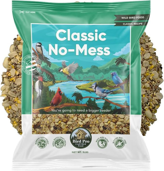Bird Pro Classic Bird Seed (5 Pounds, Classic No Mess)