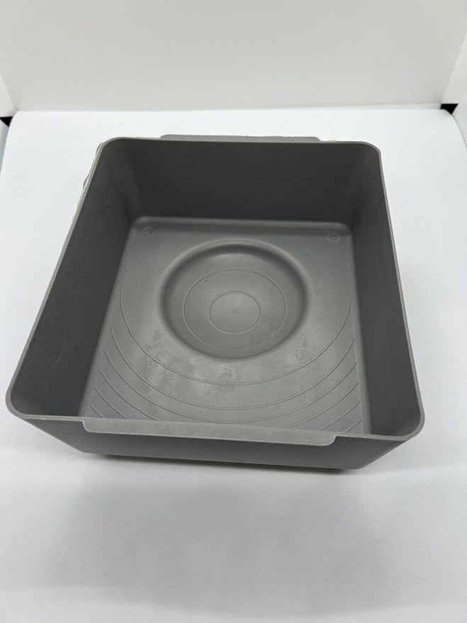 Bird Plastic Nest Nesting Tray Pan Cage Aviary Parakeet Cockatiel Budgie Breeding 20 cm Black