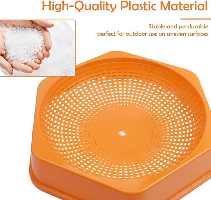 DQITJ 10 Pack Pigeon Nesting Bowl Bird Canary Anti Tip Egg Hatching House with Ventilation Holes for Home Farm (Yellow)