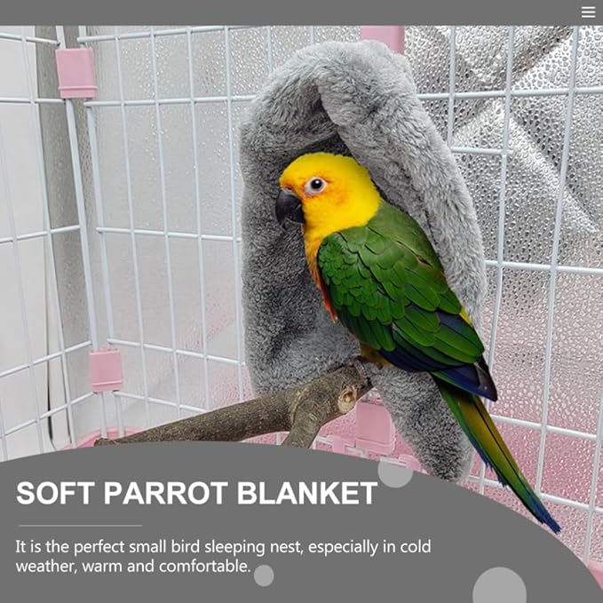 balacoo 4pcs Blanket Warm Bird Nest Soft for Parakeets Lightweight Bird House Accessory for Comfortable Living Space Easy to Clean and Store