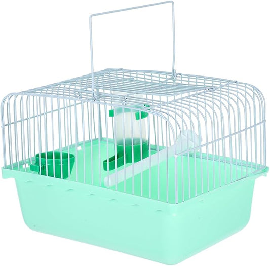 BESPORTBLE Portable Bird Cage for Cockatiels Spacious Travel Carrier with Feeder Waterer Durable Metal Design for Birds for Parrots and Lovebirds Comfortable Versatile Environment