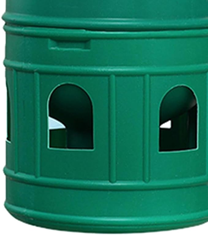 Bird Water Drinker Parakeet Chicken Dove Feeder with Hanging Handle Green 3L