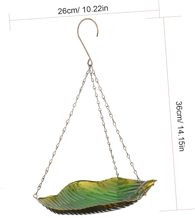 Abaodam Outdoor Garden Hanging Bird Food Container Bird Feeder Excellent Craftsmanship for Attracting Birds
