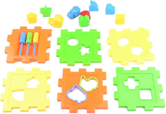 Wontee Bird Puzzles Training Block Toy Parrot Educational Intelligence Development for Budgie Cockatiels Conures Finches