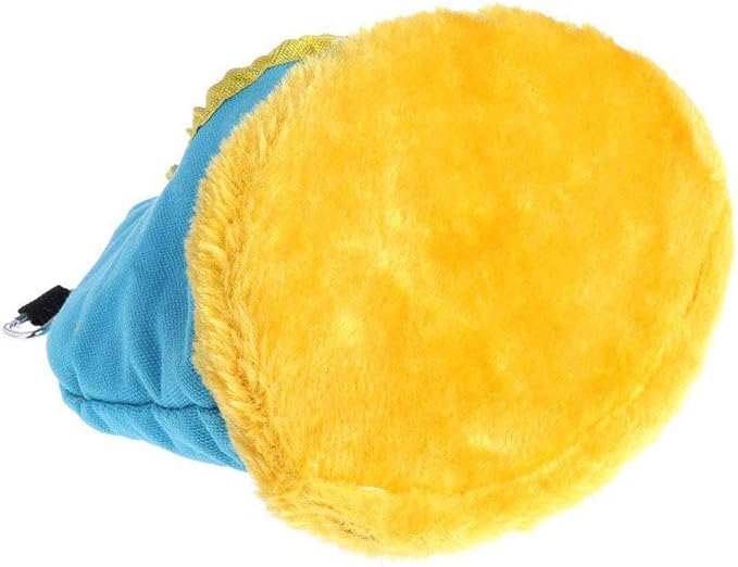 Litewoo Bird Hammock Nest Plush Warm Hanging Tent Pet Parrot Swing Bed Cave Cage for Parakeet Canary Cockatiel Lovebird Hamster Random Color (Large)