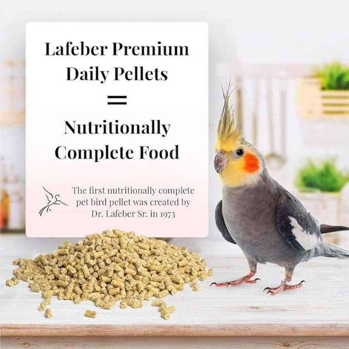 LAFEBER'S Cockatiel Pellets (1.25 lb (Pack of 2), Premium Daily Pellets)