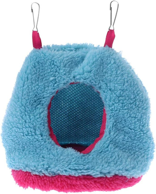 Parrot Nest Hammock Happy Snuggle Hanging Tent Winter Warm House Small Animal Hideaway for Hamsters Budgies Conures Bird Nests for Cages