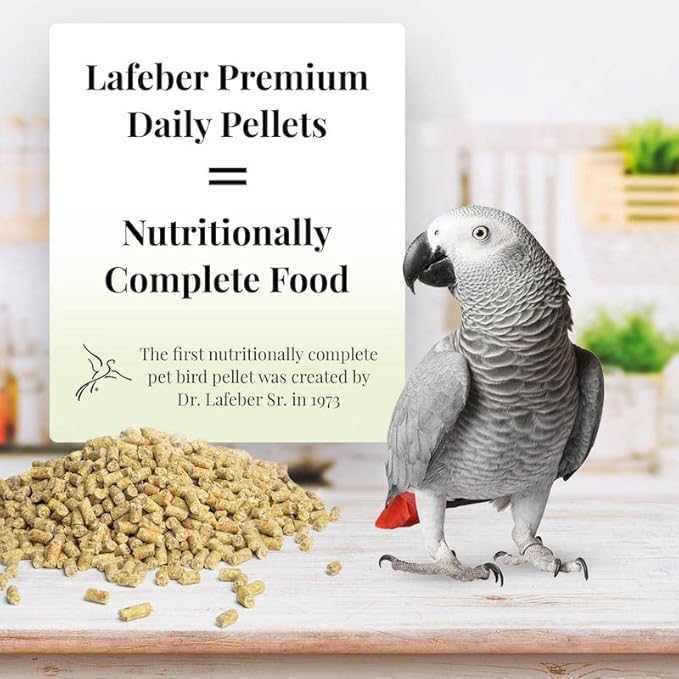 LAFEBER'S Parrot Pellets (Classic, 1.25 Ib Pack of 2)