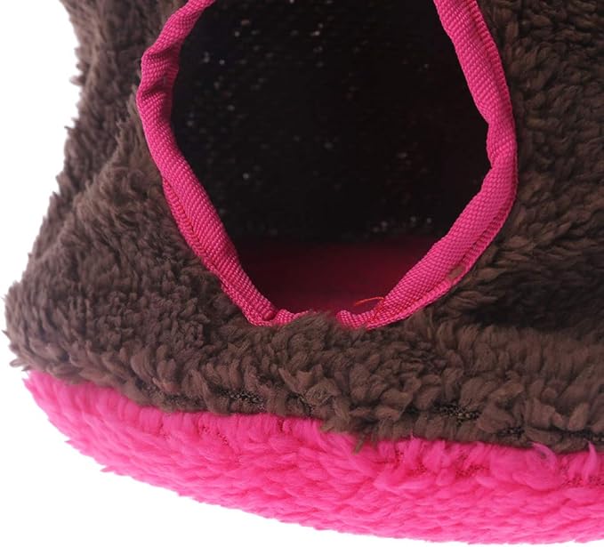 Parrot Snuggle Warm Nest Hammock Tent Small Pet Winter Bed House with 2 Metal Hooks for Parakeet Macaw Gerbil