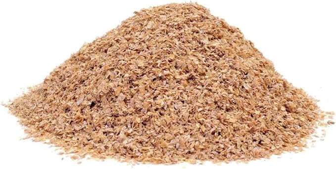 Premium 100% Natural Wheat Bran Bedding, Food for Mealworms and Superworms - 1lb
