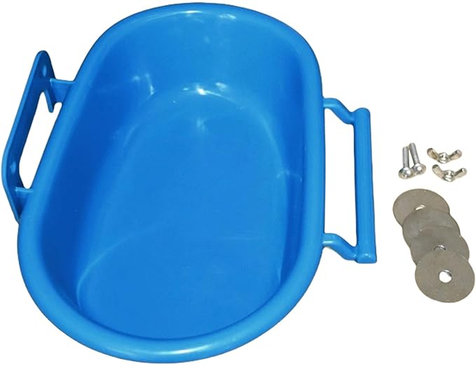 Bird Shower Tray, Parakeet Bird Bath, Bath for Cage Birdcage Addon Screw Tub Parrots Bathtub Birdcage Water Bowl Feeder Budgies Cage Accessories