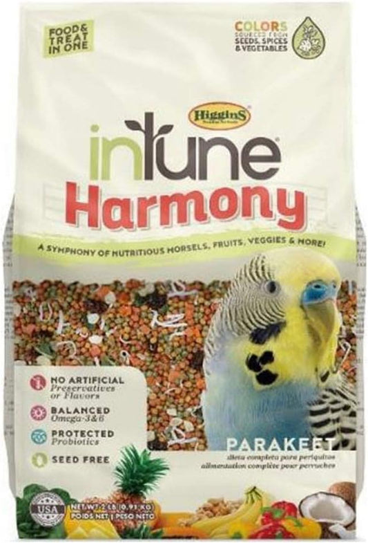 Intune Higgins Harmony Parakeet Food 2Lb, Multicolor (038220)