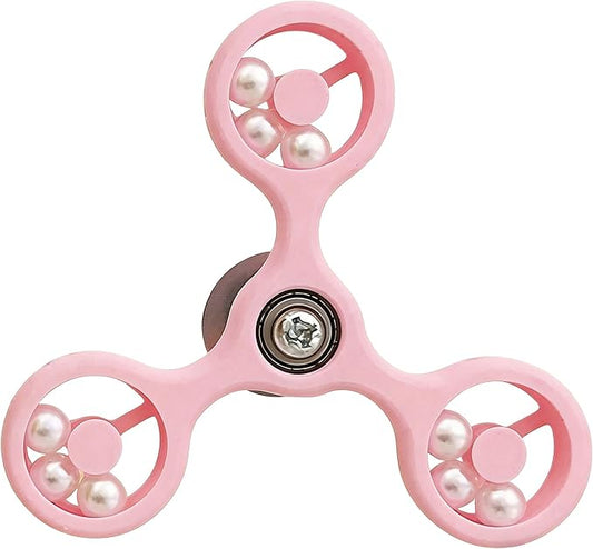 Spinning Bird-Toys Bird Cage Toys & Bird Perch Parrot-Parakeet Budgie Cockatiel Conure Macaw Chicken Parrot Enrichment Cage Accessories Small Animal Chewing Toy (Pink Spinner)
