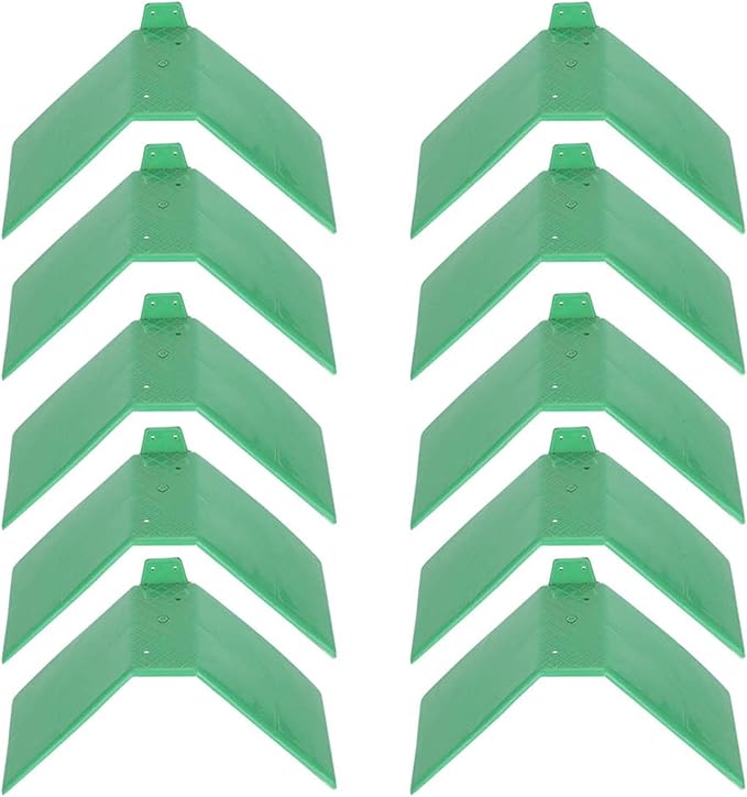 plplaaoo 10PCS Plastic Dove Rest Stand – Anti Skid & Heat Resistant Pigeon Perch for Racing Birds – Green Roost Holder for Bird Cages, Doves, and Parrots