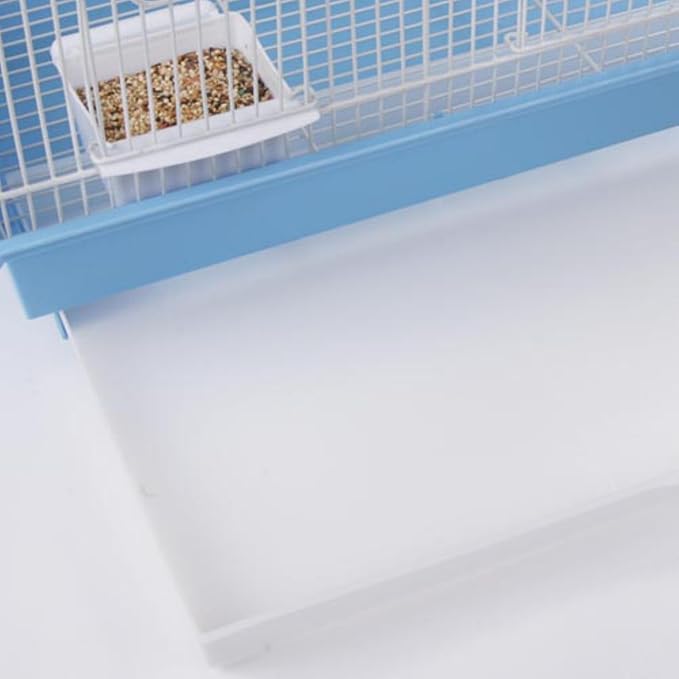 Prevue Hendryx Triple Roof Cockatiel Cage, Blue and White