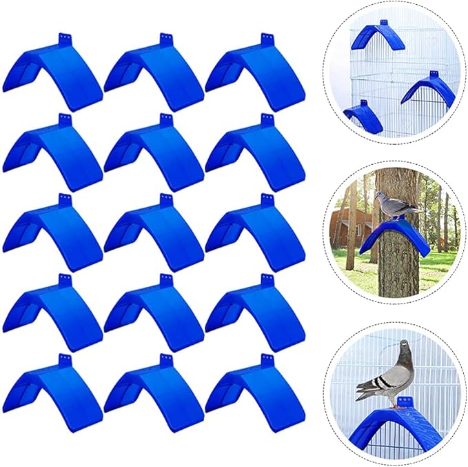 STOBOK 30pcs Rest Stand Lightweight Pigeons Rest Stand Bird Perches Plastic Pigeon Perches Roost Bird Dwelling Stand Support Cage for Pigeon and Other Birds