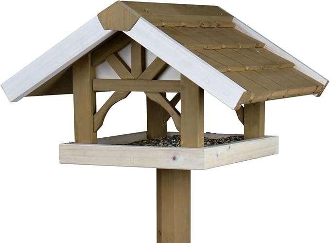 TRIXIE Pet Products Nantucket Wooden Bird Feeder with Stand