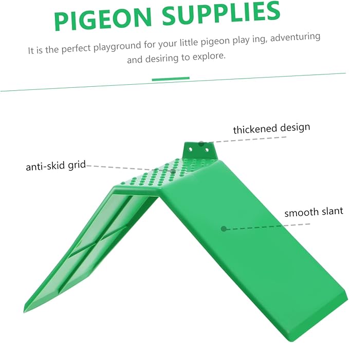 FOMIYES Plastic Pigeon Perch Stand 8.26X3.93X4.33In Durable Bird Rest Rack for Pigeons and Doves Indoor Playground and Skill Development Accessory