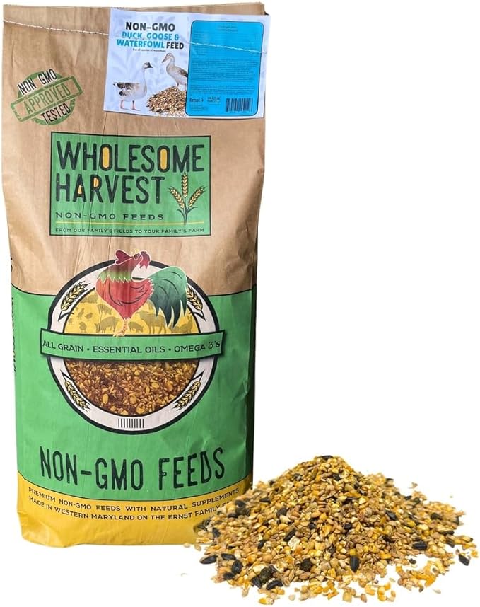Duck, Goose, Waterfowl Layer Feed 40 lb, High Protein Specially Formulated to Promote Egg Production and Healthy Flocks