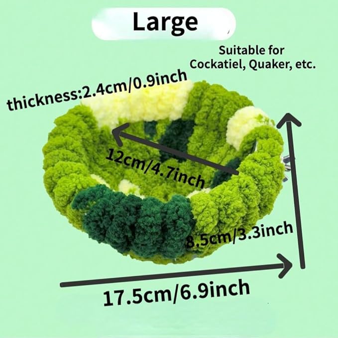 Bird Nest for All Seasons, Bird Cage Nest for Parrot, Parakeets, Lovebirds, Cockatiels, Budgies, Conures, Quaker, Small and Medium Birds (Small,Pink)