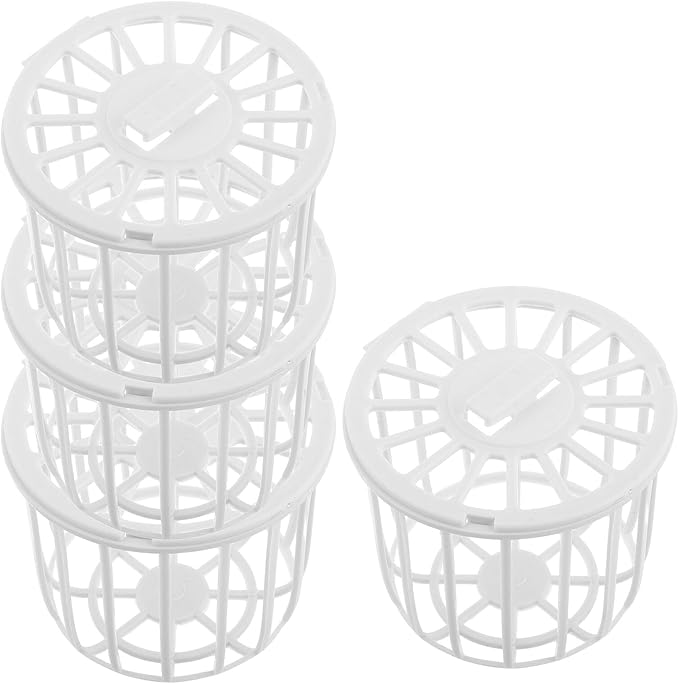 4pcs Plastic Bird Nest Basket for Birds Canary Finch Parrot Cage Accessories Breeding and Nesting Material Organizer