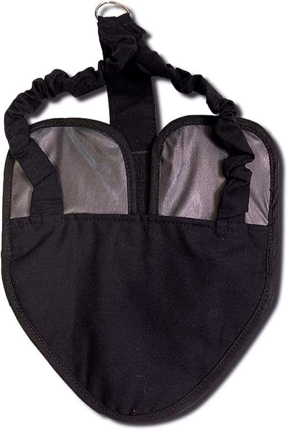 Hen Holster Premium Starter Kit - Bird Diaper, Wrap Around for Hens, Roosters, Ducks - Leak-Proof, Comfortable Bird Harness with Sewn-in Liner, Secure Hook & Loop Closure - S/M, Black