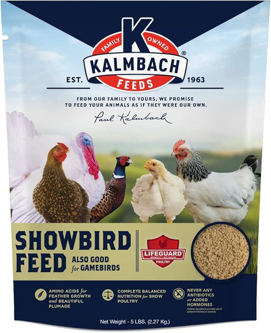 Kalmbach Feeds 24% Starter Crumble for Showbirds and Gamebirds, 5 lb Bag