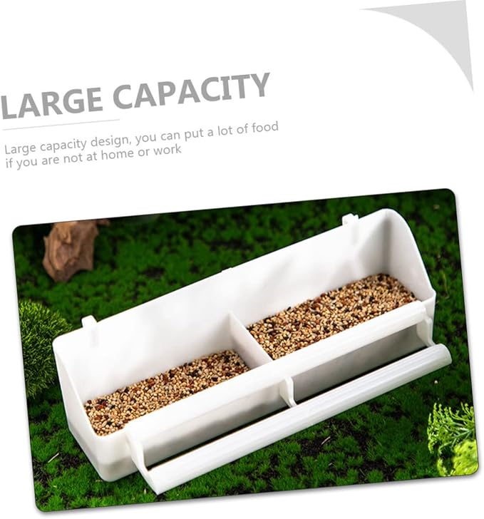 12 Pcs Parrot Bird Feeder Pigeon Feeder Containers for Fruit Bird Food for Parakeets for Cage Pp Material