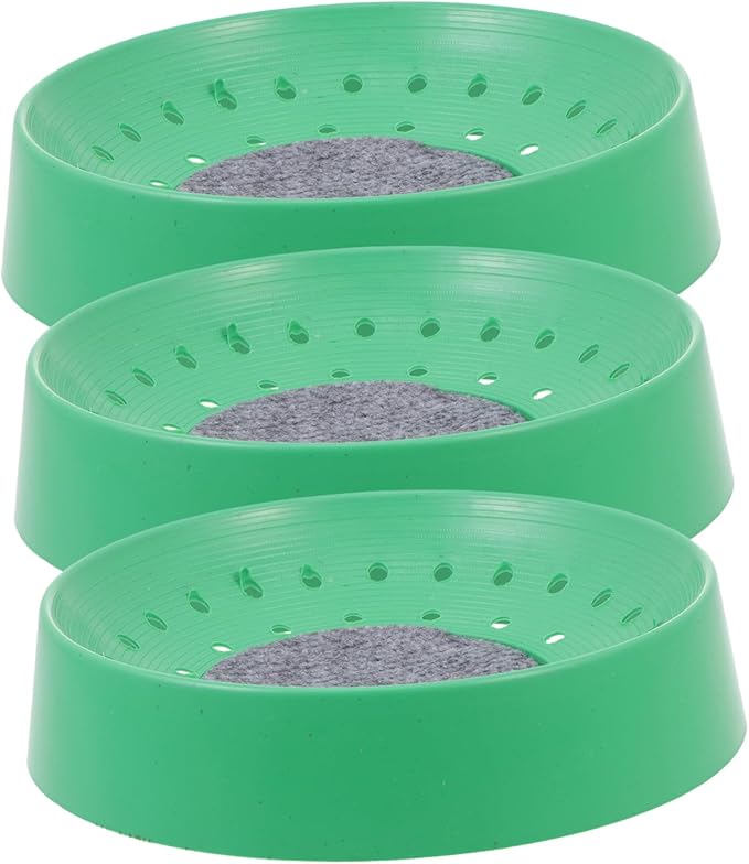 3pcs Pigeon Nest Basin Plastic Bird Breeding Supply for Comfortable Incubation Breathable Design for Pigeons and Birds