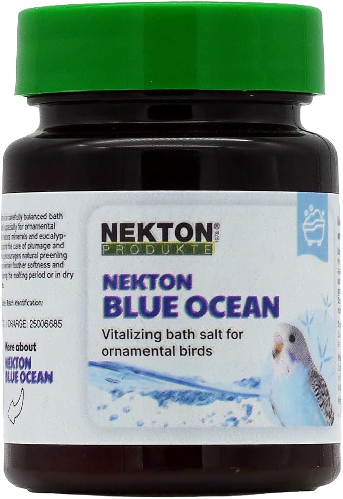 Nekton Blue Ocean Bird Bath Salts for Pet Birds 60g (2.12oz)