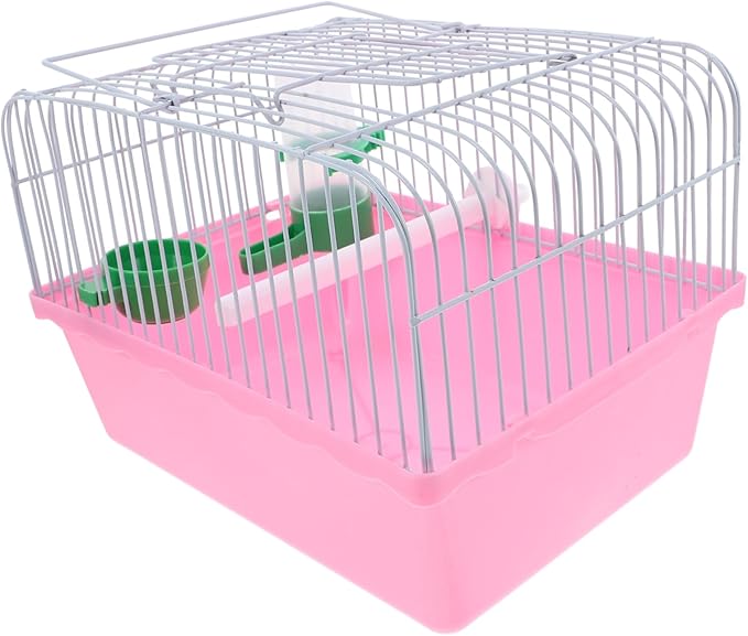 BESPORTBLE Portable Bird Carrier Cage Lightweight Travel Birdcage with Food Box Water Dispenser Spacious Design for Parakeets Birds for Pet Owners The Go