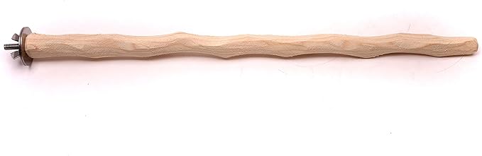 18" Extended NU Perch® - Small for Cockatiels, Parakeets, and Green Cheek Conures