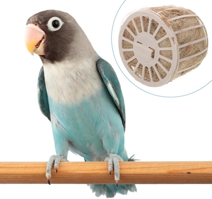 INOOMP Bird Nest Plastic Breeding and Hatching Bowl 2.91X2.91X2.75In Small Nest for Parrots Pigeons Parakeets Cage Accessories