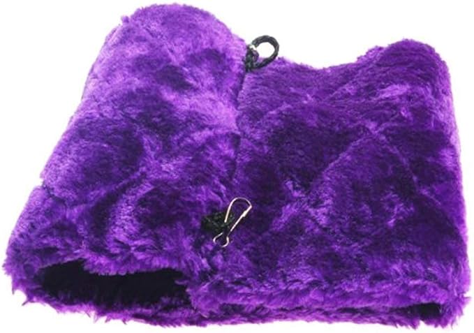 Pesp Pet Bird Nest Hammock Hanging Cave Cage Plush Snuggle Happy Hut Tent Bed (Large)