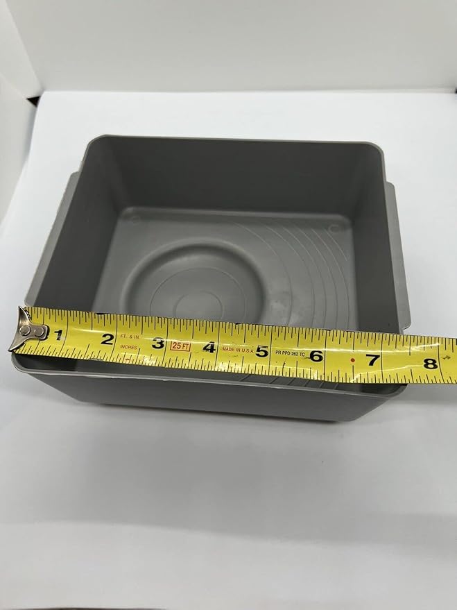 Bird Plastic Nest Nesting Tray Pan Cage Aviary Parakeet Cockatiel Budgie Breeding 20 cm Black